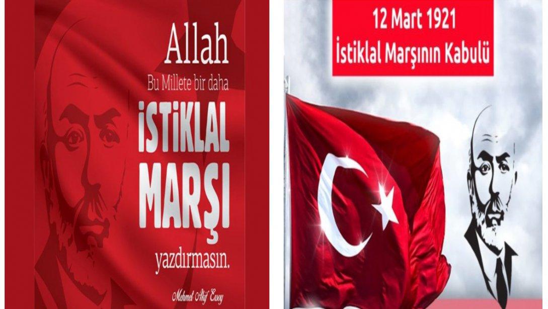 12 Mart İstiklal Marşı´nın Kabulü ve Mehmet Akif Ersoy´u Anma Günü